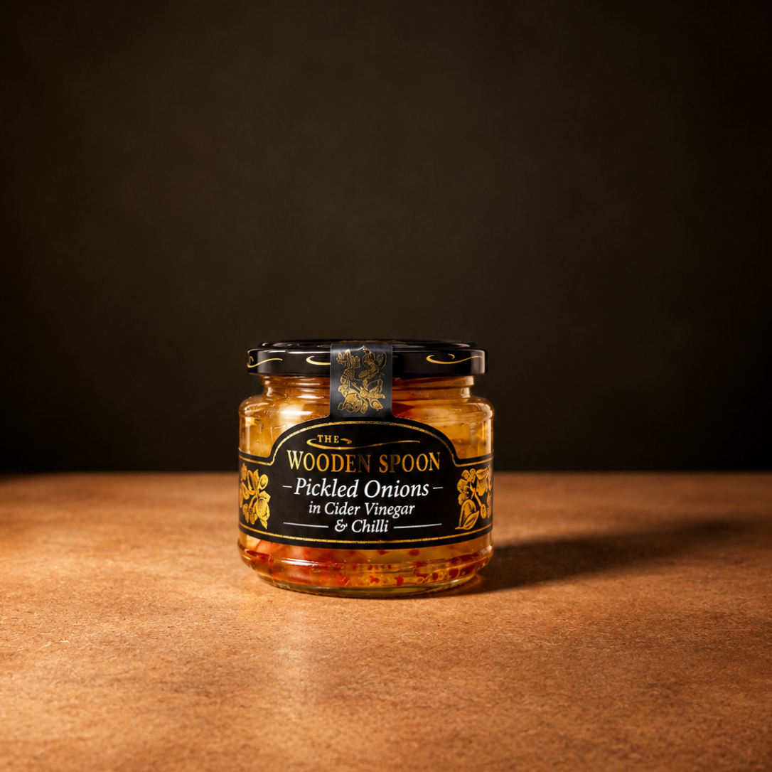Wooden Spoon Pickled Onions In Cider Vinegar 220g Olives&Oils