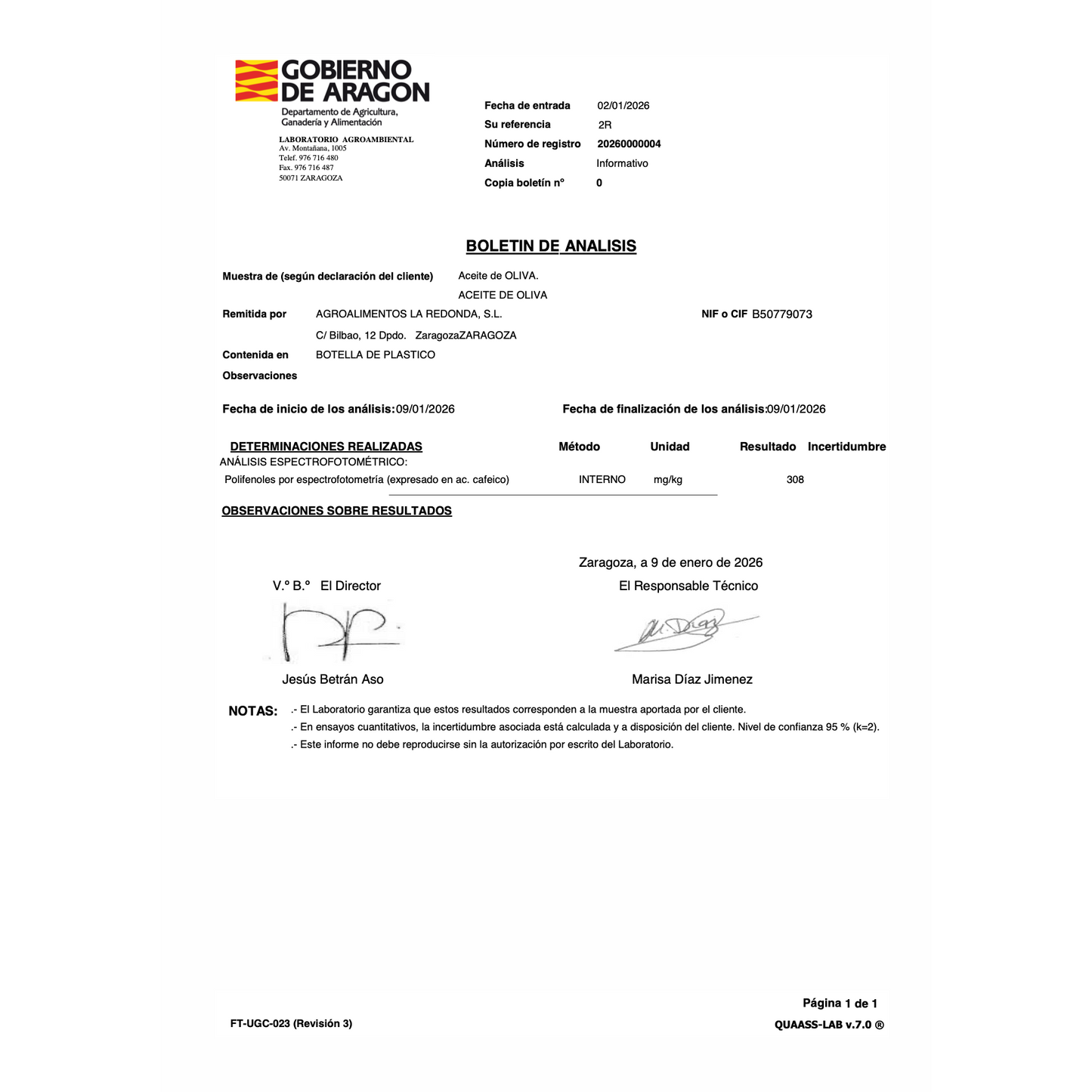 Our Estate Selection High-Polyphenol Extra Virgin Olive Oil 500ml Olives&Oils