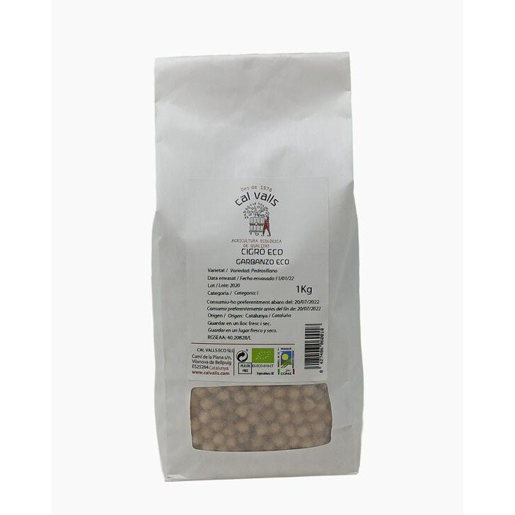 Dried Chickpeas' Pedrosillano' Organic 1Kg Olives&Oils(O&O)