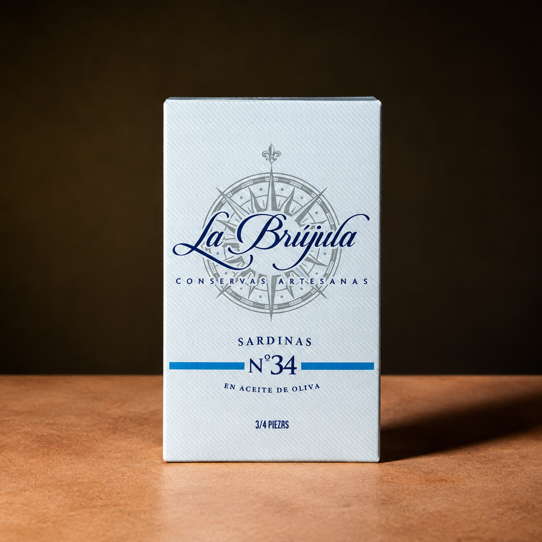 La Brujula Sardines in Olive Oil 115g Olives&Oils