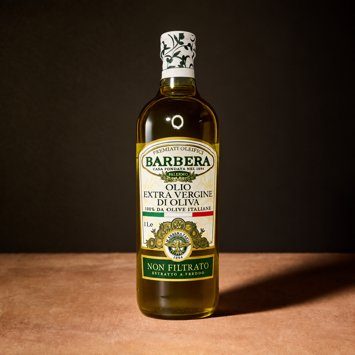 Barbera Unfiltered Extra Virgin Olive Oil 1L Olives&Oils