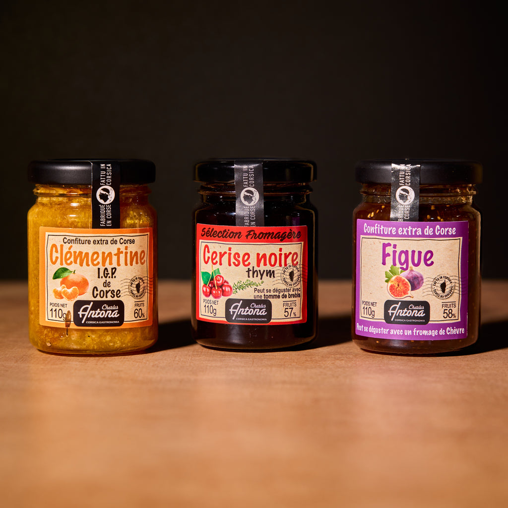 Corsican Jams Set of 3 Olives&Oils(O&O)