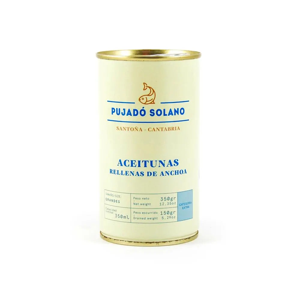 Delicioso Olives Stuffed with Anchovy Tin 350g