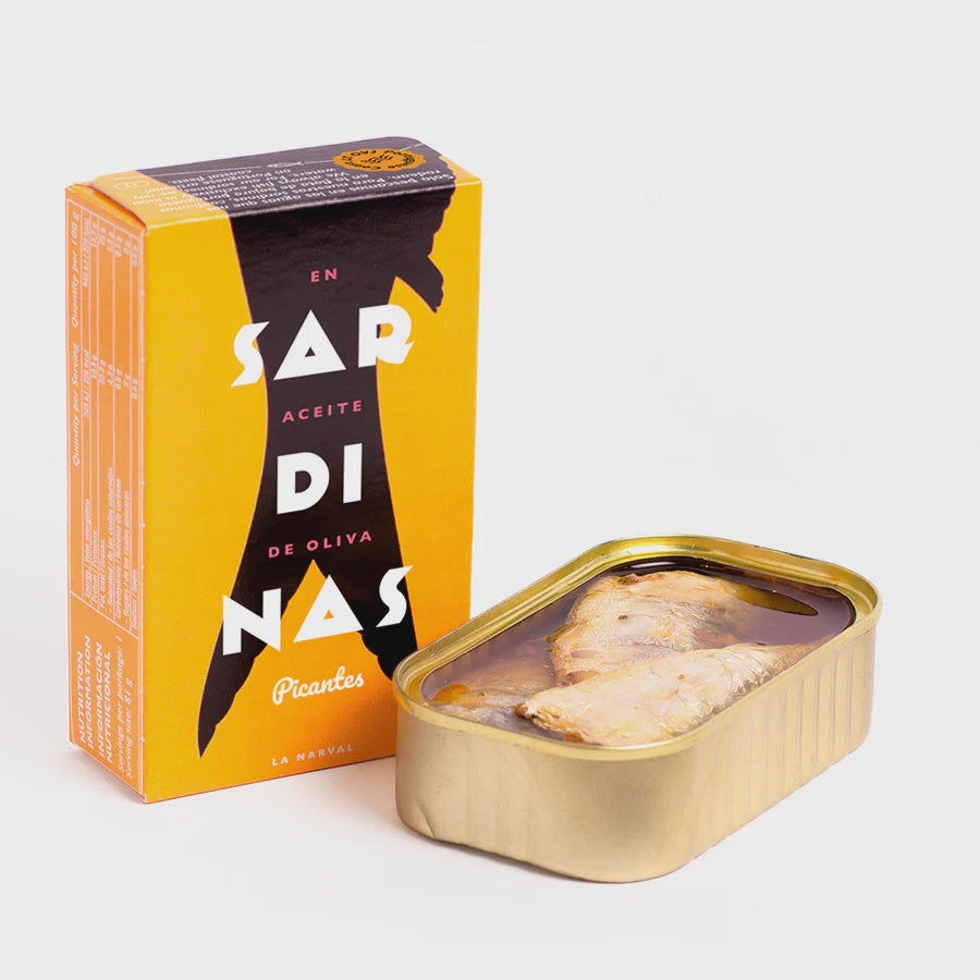 Spicy Sardines in Oil.120g Olives&Oils(O&O)