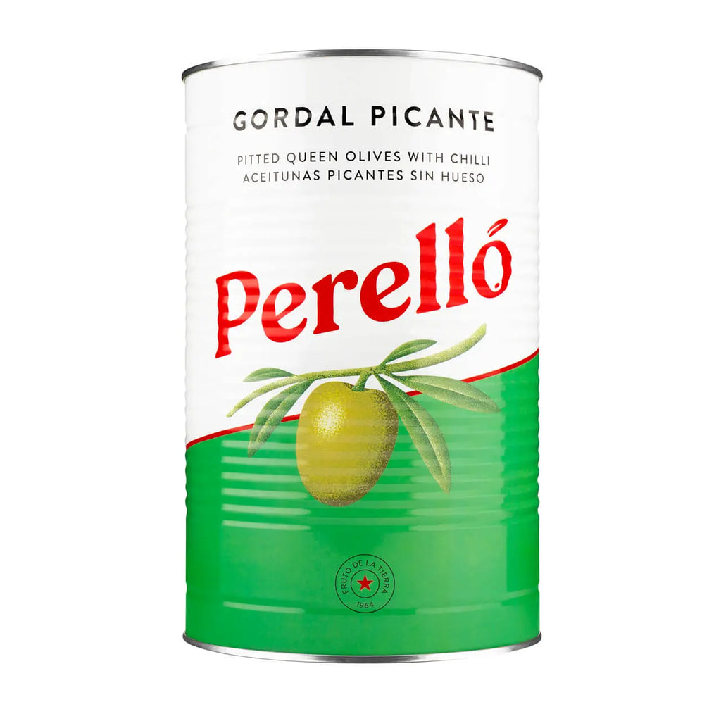 Gordal Olives.Picante(Catering Tin) 2kg. Olives&Oils(O&O)