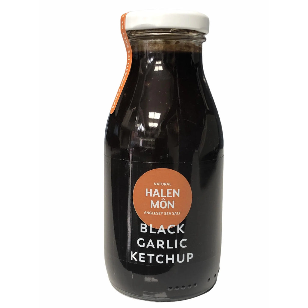 Halen Mon Black Garlic Ketchup 250g Olives&Oils(O&O)