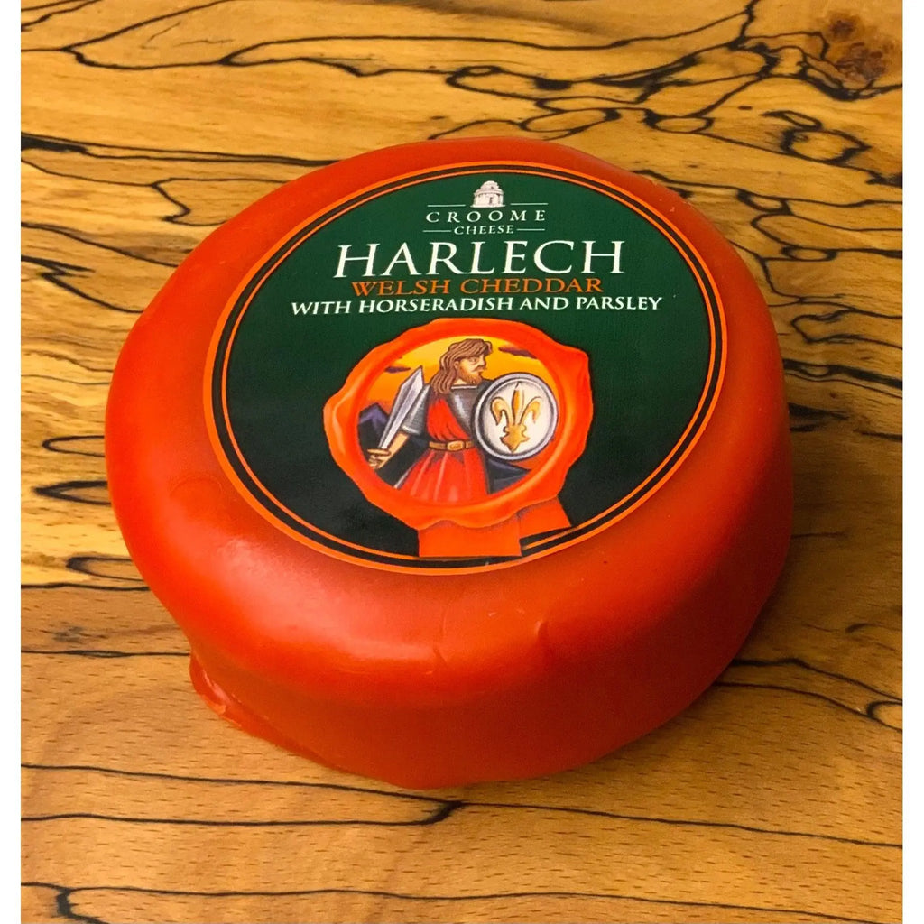 Harlech Welsh Cheddar with Horseradish and Parsley 150g Olives&Oils(O&O)