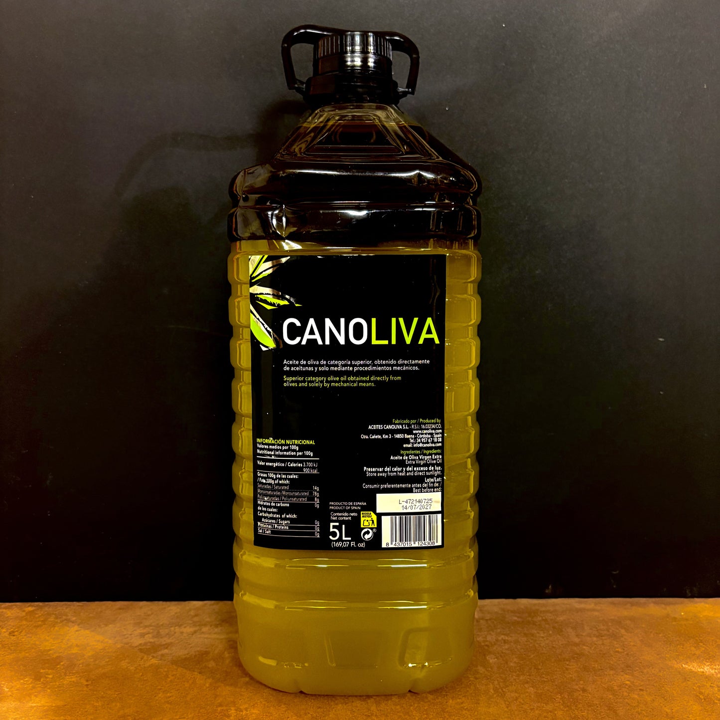 Can Oliva Extra Virgin Olive Oil. Olives&Oils