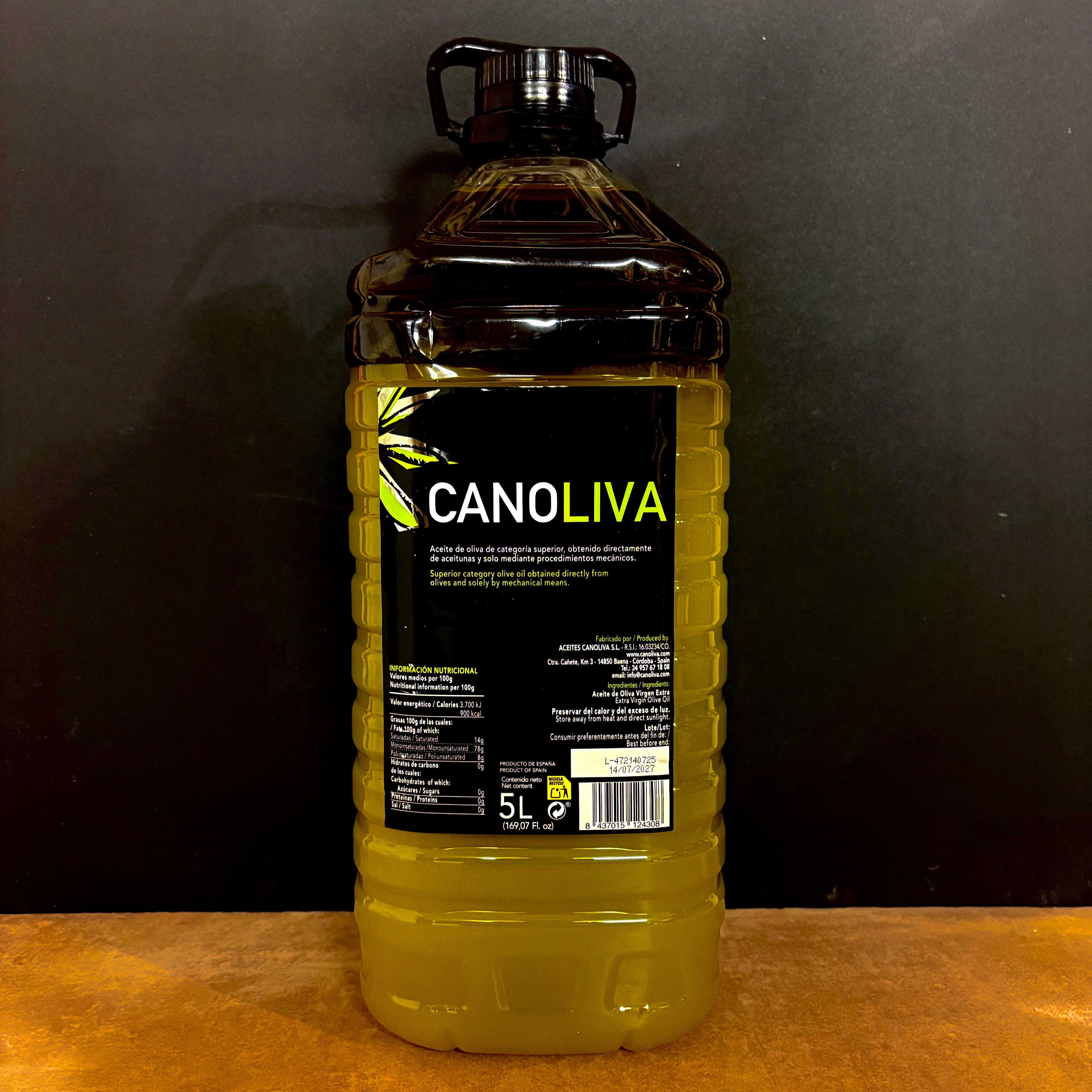 Can Oliva Extra Virgin Olive Oil. Olives&Oils