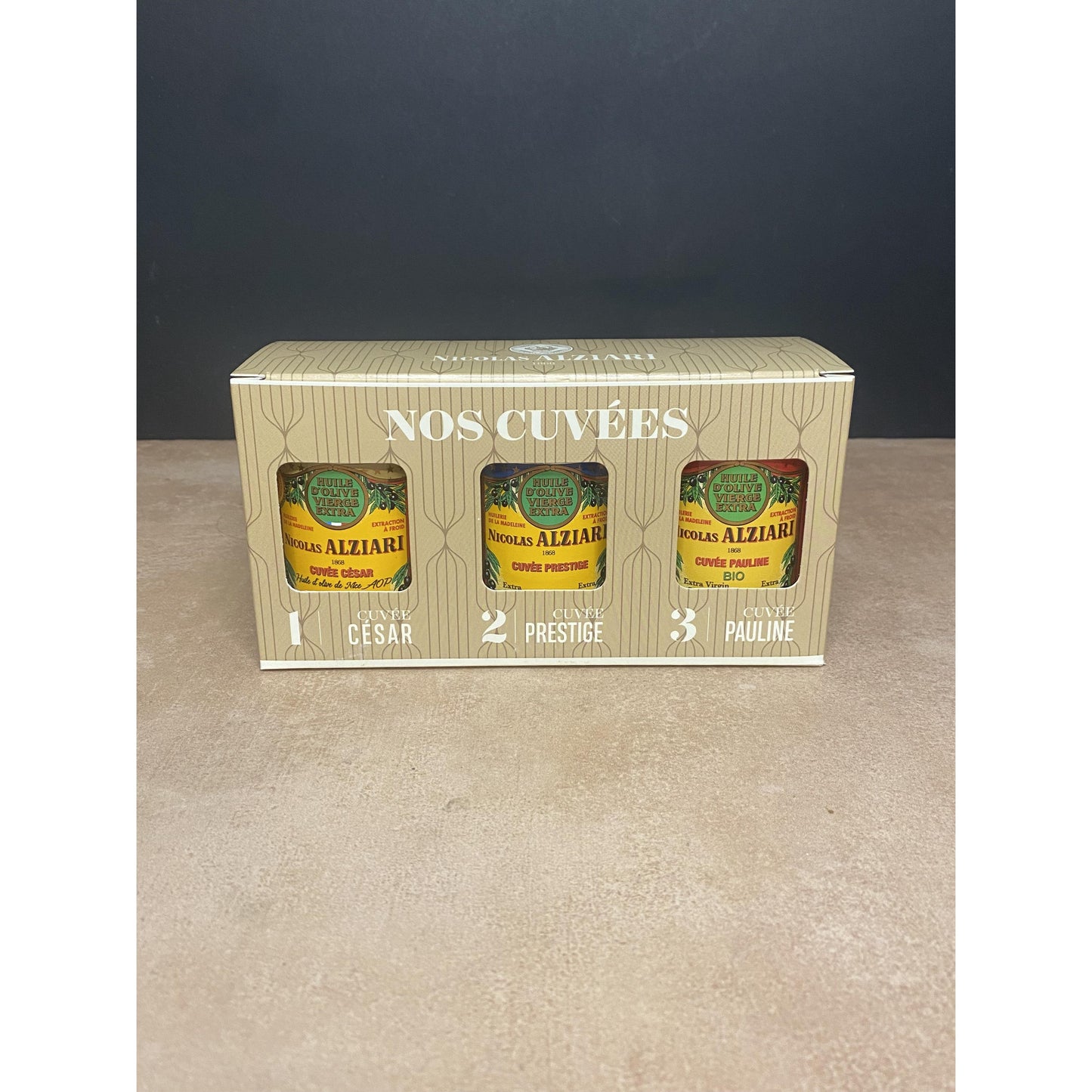 Nicolas Alziari 3x100ml Gift Box Olives&Oils