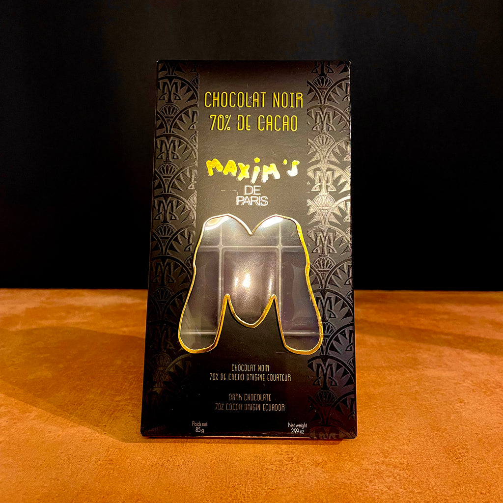 Maxim's de Paris Dark Chocolate Bar 70% - 85g Olives&Oils(O&O)