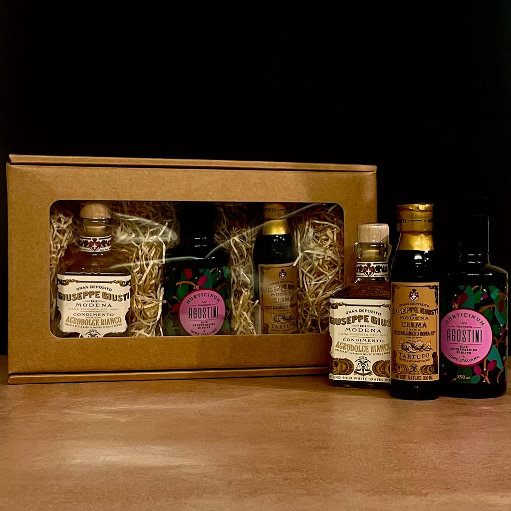 Extra Virgin Olive Oil & Balsamic Vinegar  Gift Set Olives&Oils(O&O)