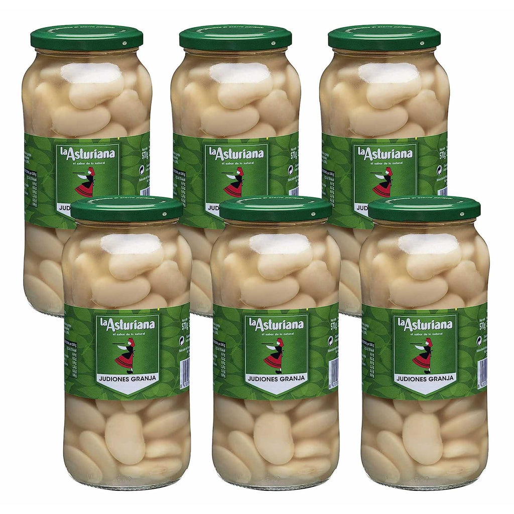 La Asturiana Judion Beans 570g x 6 Olives&Oils(O&O)