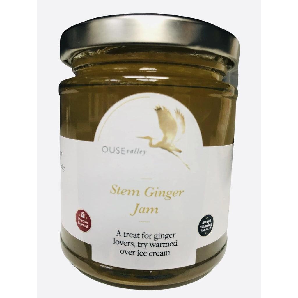 Ouse Valley Stem Ginger Jam .227g Olives&Oils(O&O)