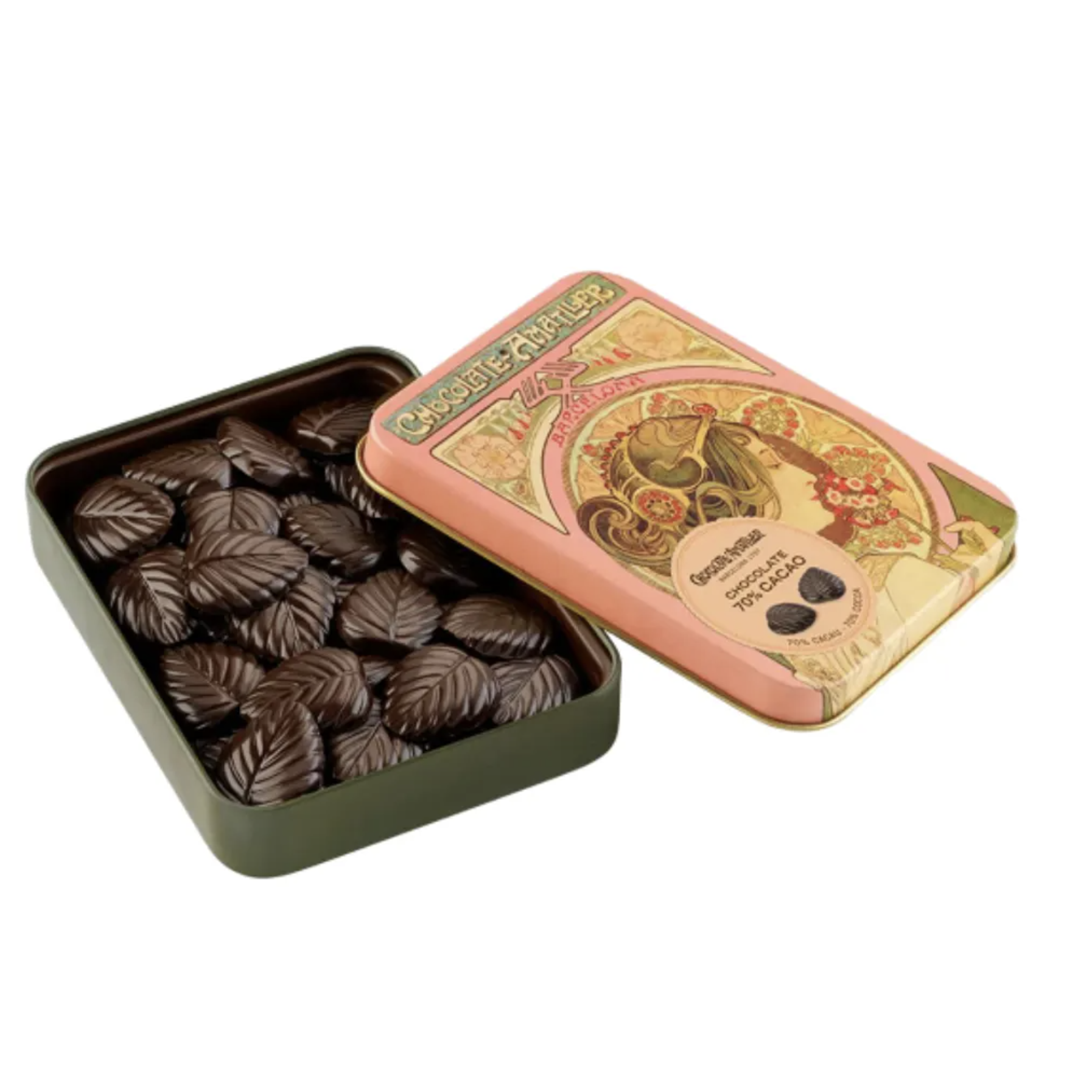 Amatler dark chocolate leaves 30g Olives&Oils