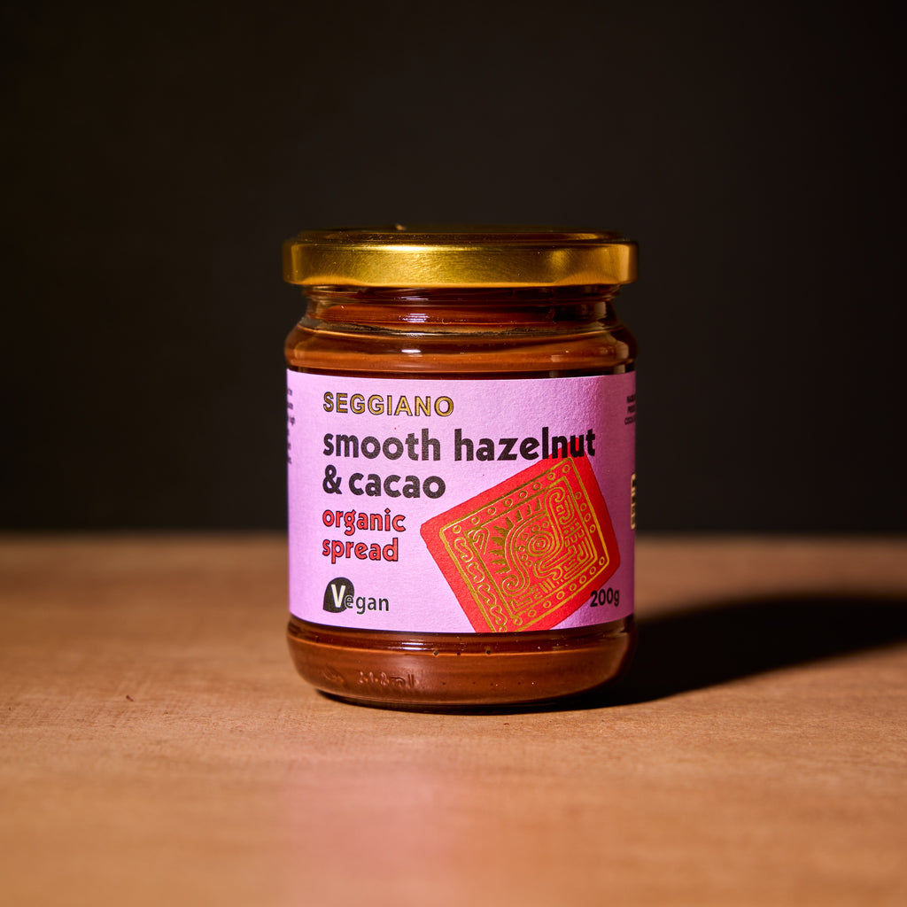 Seggiano Organic smooth Hazelnut & Cacao spread 31% hazelnut Olives&Oils(O&O)