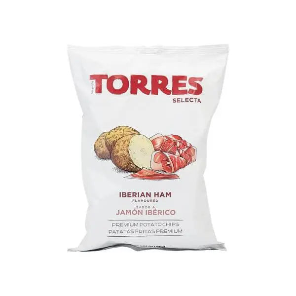 Torres Iberian Ham Premium Potato crisps 125g
