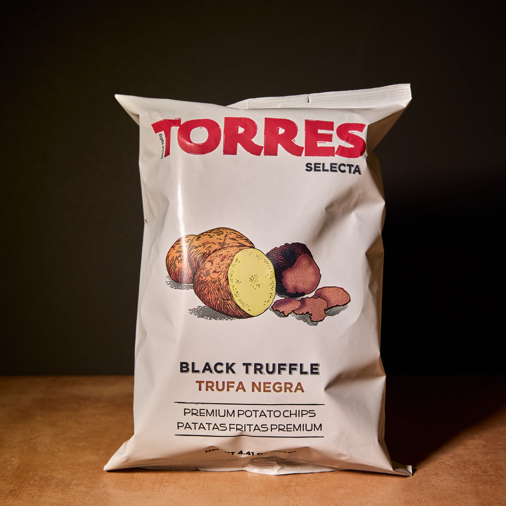 Torres Black Truffle Premium Potato Crisps 125g Olives&Oils(O&O)