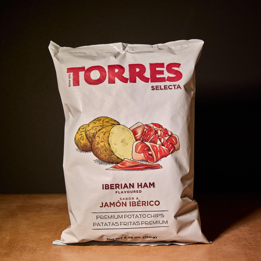 Torres Iberian Ham Premium Potato crisps 125g Olives&Oils(O&O)