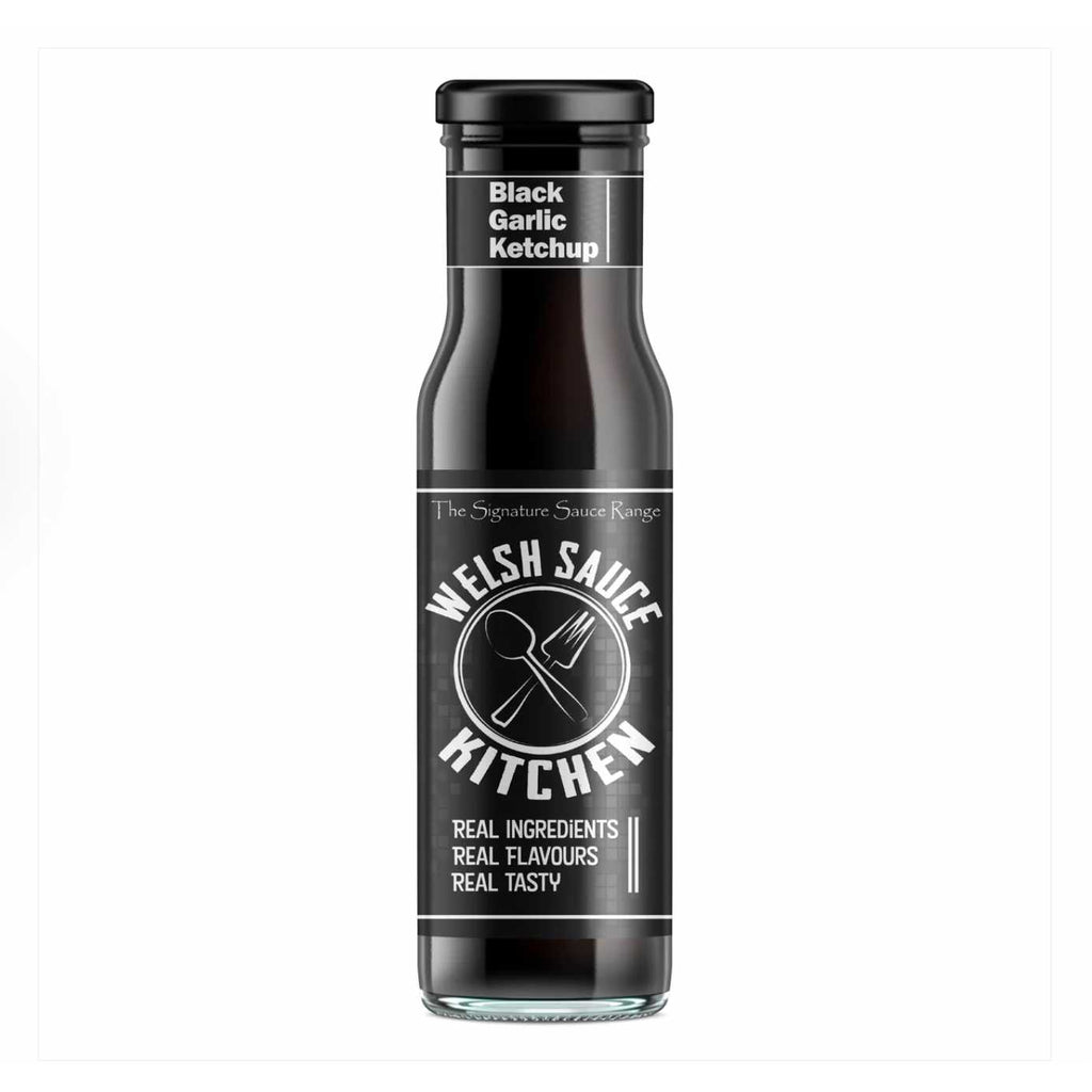Welsh Sauce Co. Black Garlic Ketchup 270g Olives&Oils(O&O)