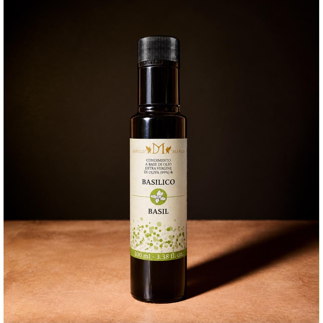 Danilo Manco Basil Extra Virgin Olive Oil 100ml Olives&Oils