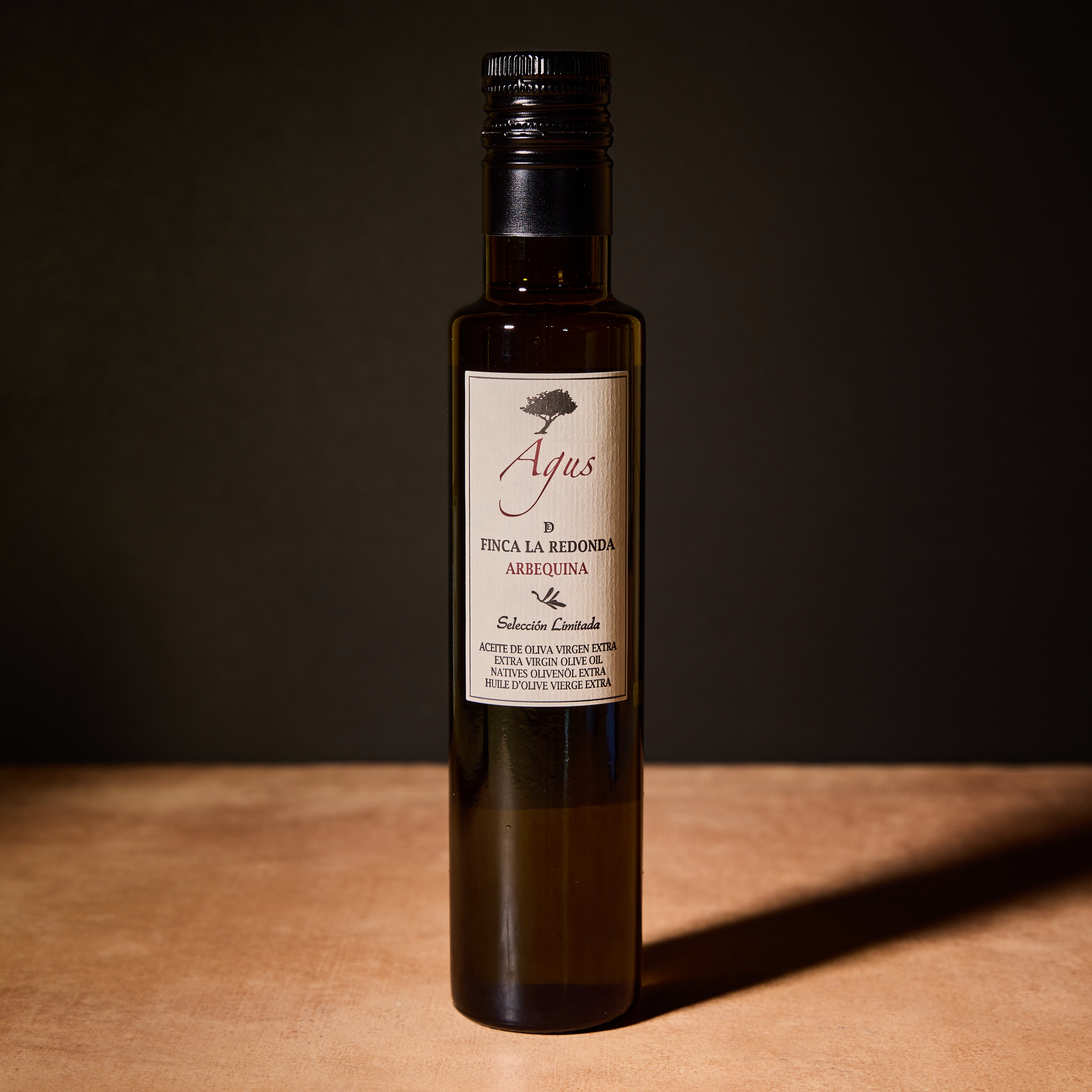 Agus Arbequina extra virgin olive oil, 250ml bottle