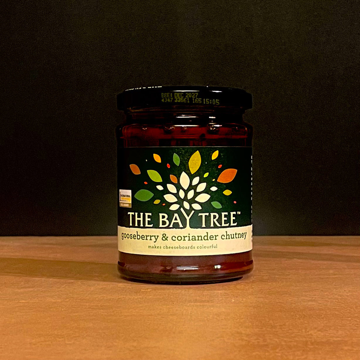 The Bay Tree gooseberry and coriander chutney, 310g jar