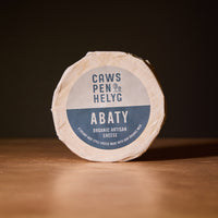 Caws Pen Helyg Abaty Welsh cheese, small truckle