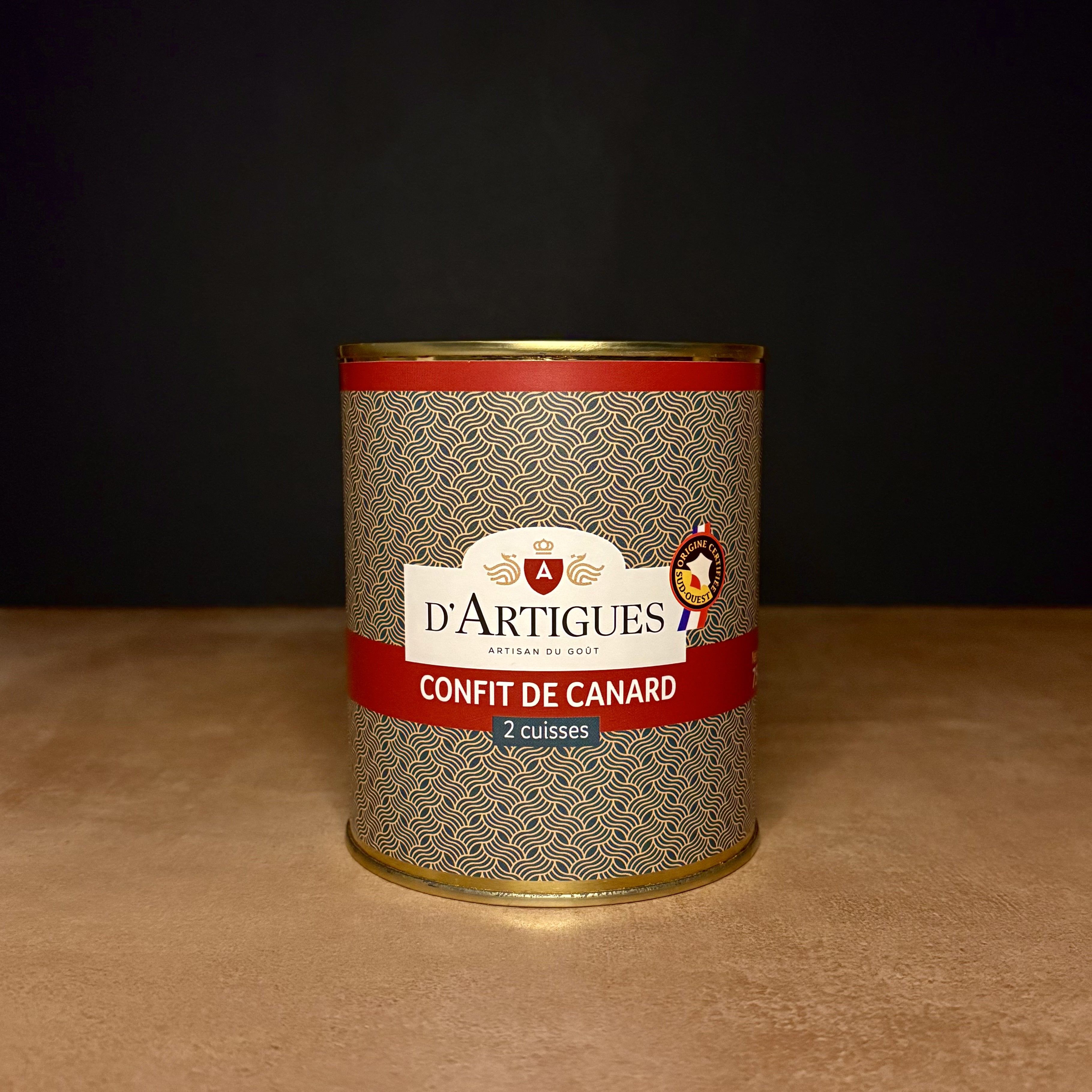 D'Artigues confit de canard, 750g tin