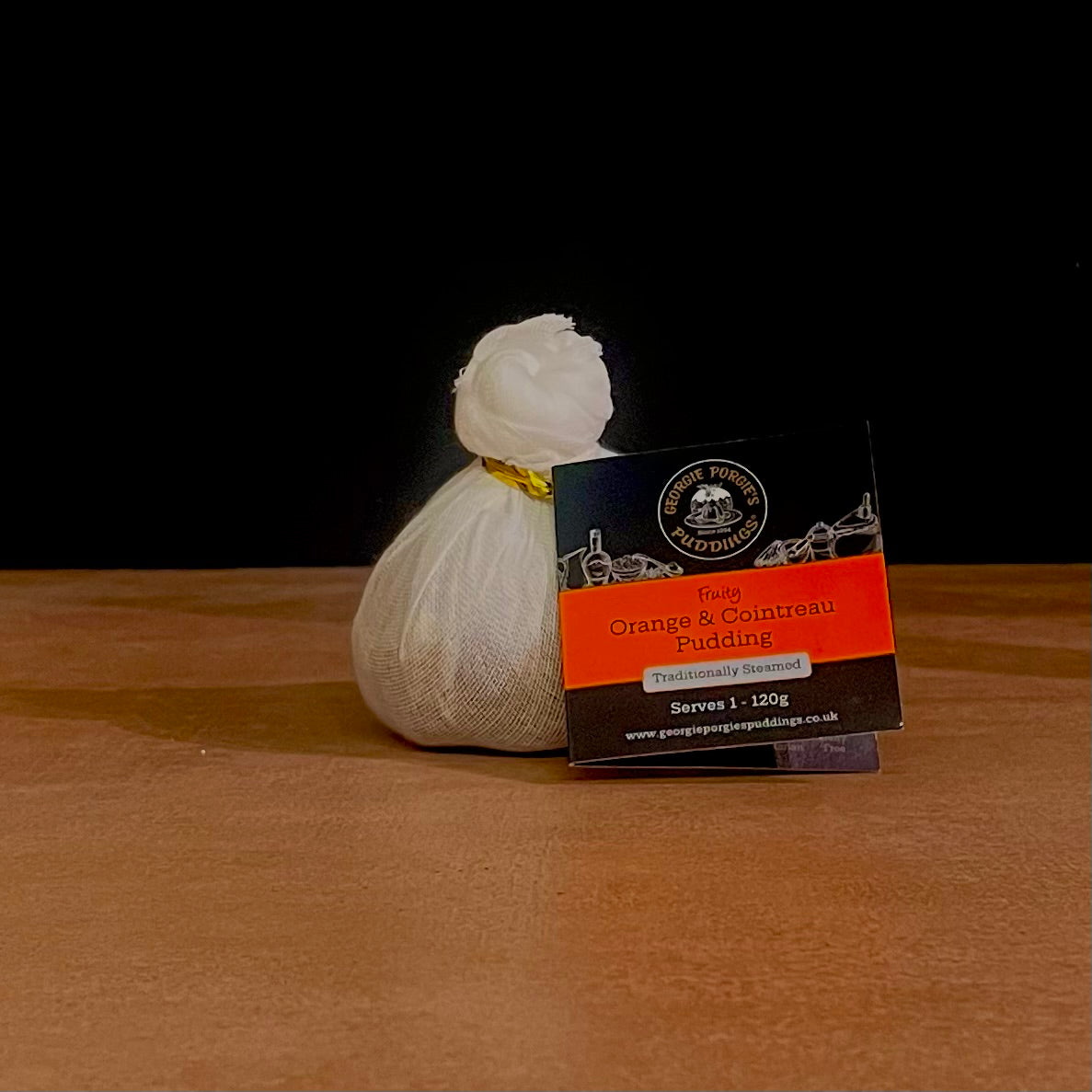 Georgie Porgie orange and Cointreau Christmas pudding, 120g
