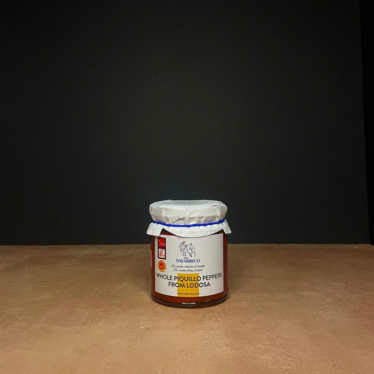 Navarrico whole piquillo peppers, 220g jar